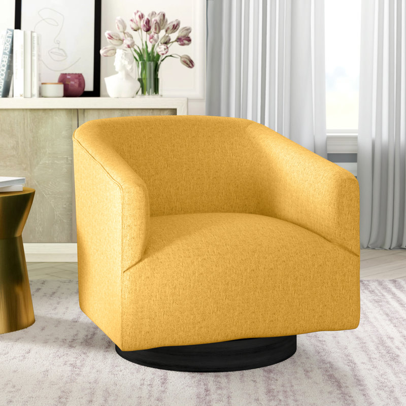 Clarkson Swivel Barrel Chair & Reviews | Joss & Main